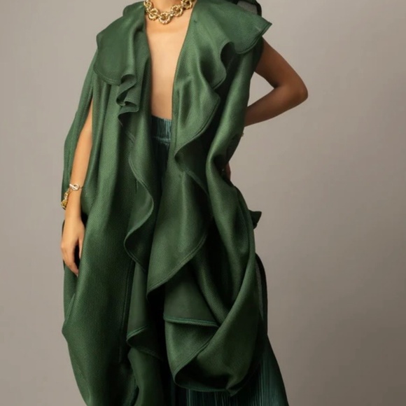 Wanni Fuga Ally Kimono Set - Dark Green - Picture 2 of 2